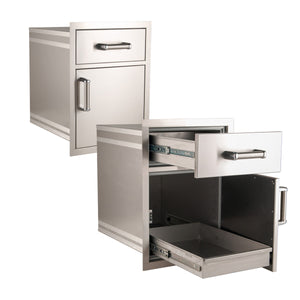 FireMagic Medium Pantry Door/Drawer Combo 54018S