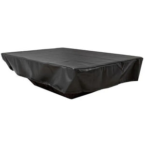 94x30" Black Vinyl Fire Pit Cover w/Drawstring