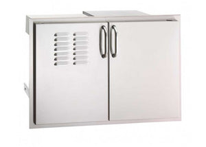 FireMagic Echelon Double Access Louver Doors with Dual Drawers & Tank Tray 53930SC-12T