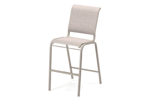 Gardenella Sling Bar Height Stacking Armless Cafe Chair
