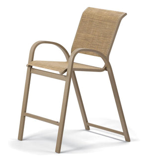 Aruba II Sling Counter Height Stacking Cafe Chair