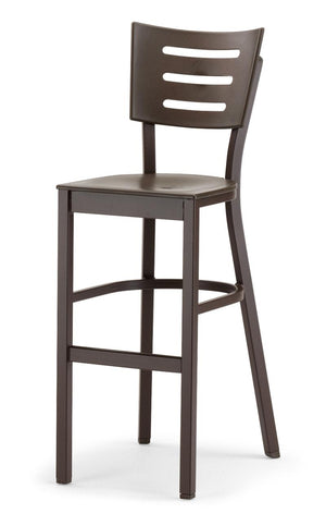 Avant MGP Aluminum Bar Height Stacking Armless Chair