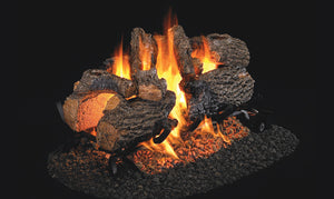 Charred Oak - See Thru Vented Gas Logs
