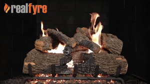 Charred Oak - Vented Gas Logs