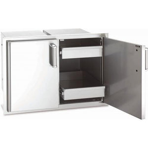 Fire Magic Echelon Double Access Door With Dual Drawers