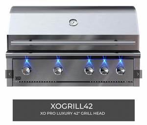 XOGRILL42 | XO PRO LUXURY 42″ GRILL HEAD