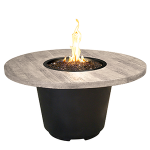 Reclaimed Wood Cosmopolitan Round Fire Table