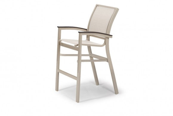 Bazza MGP Aluminum Sling Balcony Height Stacking Cafe Chair