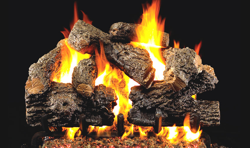 Charred Royal English Oak - Vented Gas Logs