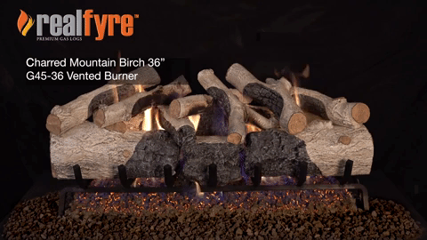 Mountain Birch Vented Gas Logs-Natural Gas – Mad Hatter Online Store