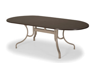 MGP 42" x 84" Oval Dining Height Table w/ hole