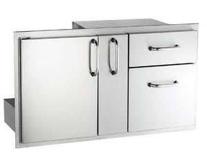 FireMagic Aurora Access Door W Platter Storage & Double drawer 33816S