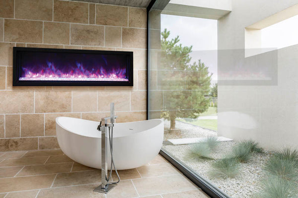 Amantii Panorama XS Series of Electric Fireplaces – Indoor or Outdoor.