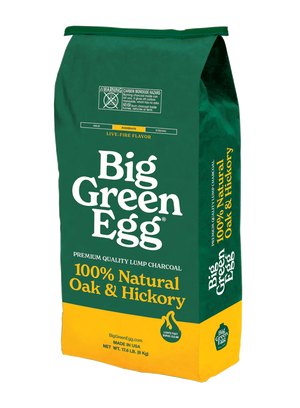 Big Green Egg - 100% Natural Oak & Hickory Lump Charcoal 20lb