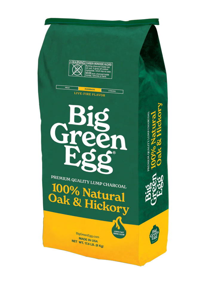 Big Green Egg - 100% Natural Oak & Hickory Lump Charcoal 20lb