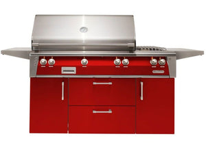 Alfresco 56" Cart Grill with Side Burner