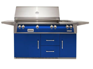 Alfresco 56" Cart Grill with Side Burner