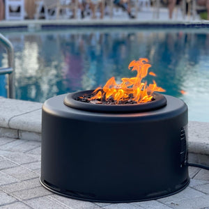 Sport Pit 20" for 20lb LP Tank Hook-up w/Matte Black Shell