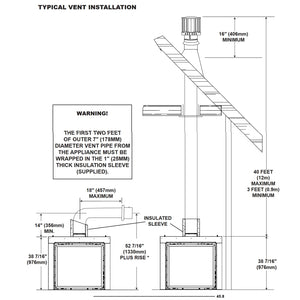 Starfire 35 Top Vent Gas Fireplace