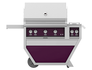 36" Hestan Outdoor Deluxe Grill with Double Side Burner