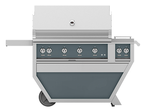 42" Hestan Outdoor Deluxe Grill with Double Side Burner