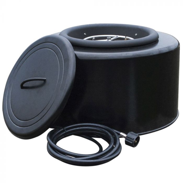 Sport Pit 20" for 20lb LP Tank Hook-up w/Matte Black Shell