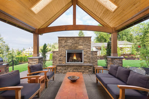 Riverside 36 Clean Face Outdoor Fireplace