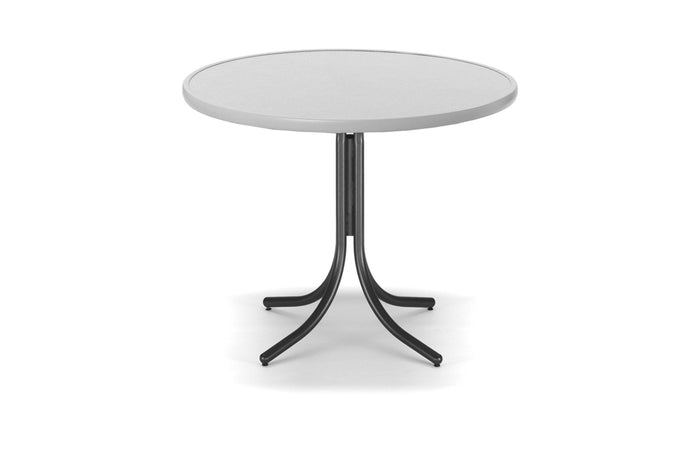 Round Value Hammered MGP Top Bar Height Table