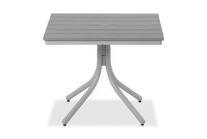 Square Rustic Polymer Top Dining Height Table