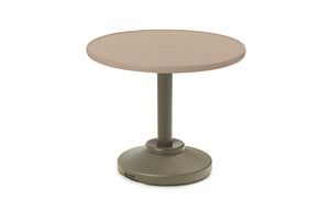 Round Value Hammered MGP Top Dining Height Table