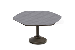 Hexagonal Rustic Polymer Top 62" Table