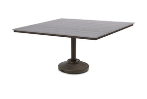 Square Rustic Polymer Top Bar Height Table