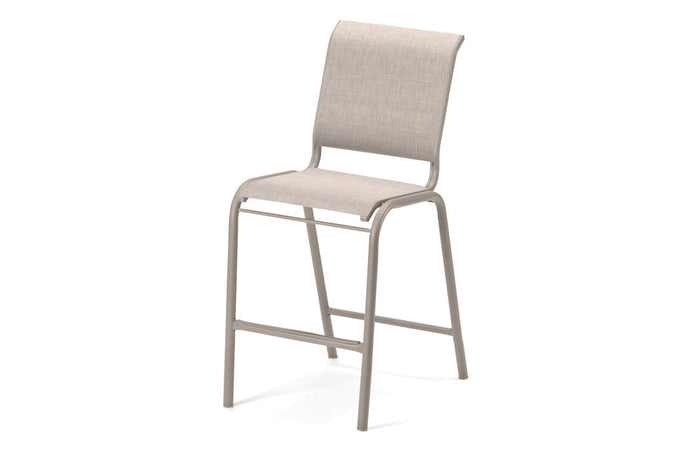 Gardenella Sling Balcony Height Stacking Armless Cafe Chair