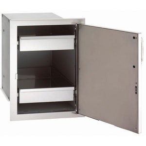 FireMagic Aurora Single Access Door with Dual Drawers