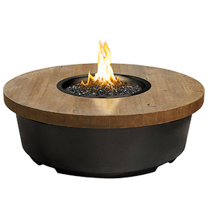 Reclaimed Wood Contempo Round Firetable