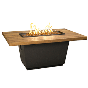 Reclaimed Wood Cosmopolitan Rectangle Fire Table