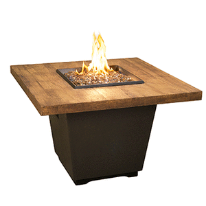 Reclaimed Wood Cosmopolitan Square Fire Table