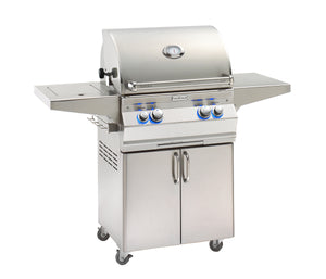 FireMagic Aurora A430s Portable Grill with Analog Thermometer & Flush Mounted Single Side Burner
