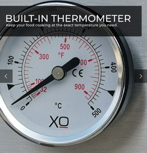 XO pizza oven thermometer