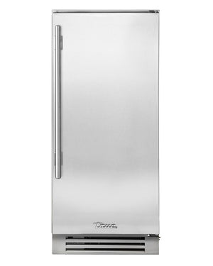 True Clear Ice Machine- 15" Stainless Solid Door
