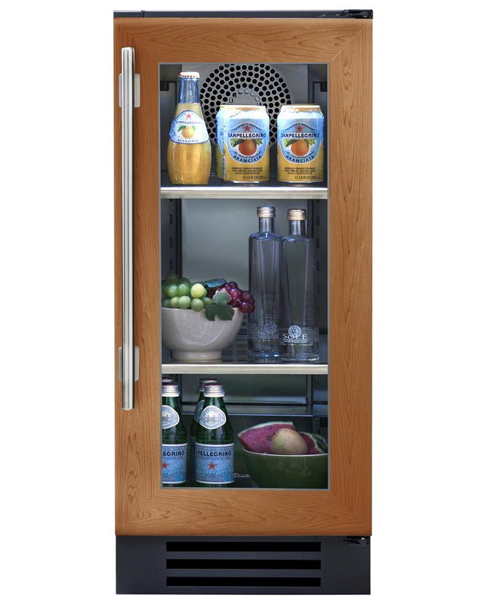 True Undercounter Refrigerator- 15" Overlay Glass Door