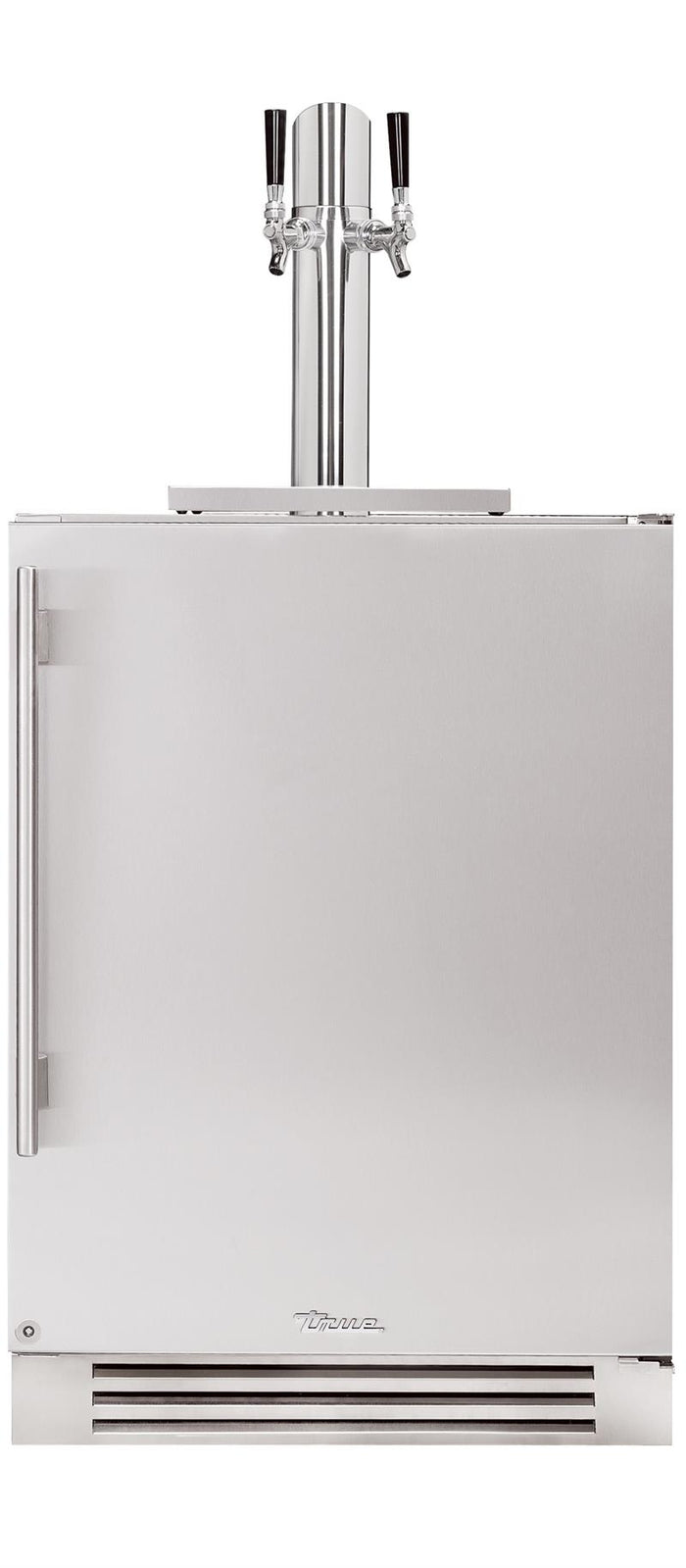 True Beverage Dispenser- 24" Dual Tap Stainless Solid Door