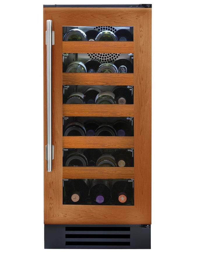 True Wine Cabinet- 15" Single Zone Overlay Glass Door