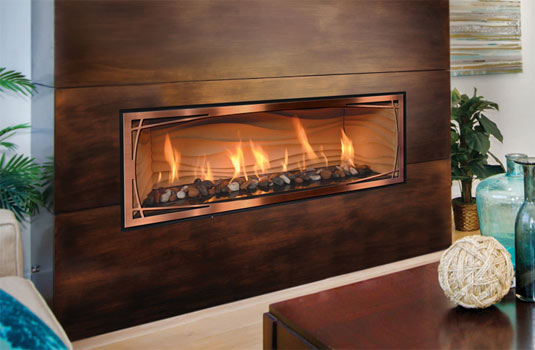 Mendota Fullview Decor Gas Fireplace