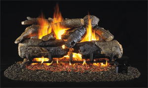 Charred American Oak - Vented Gas Logs
