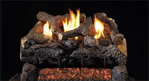 Evening Fyre Charred Gas Logs- Vent Free 