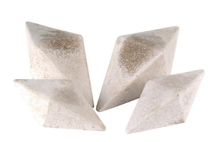 Realfyre Geo Shapes-Diamonds-Ivory